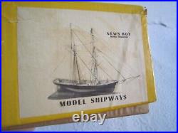 Antique Model Shipways Bogota NJ NEWSBOYS BOSTON BRIGANTINE #208 Launched 1854