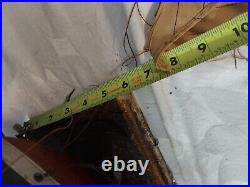 Antique Model ship Fragata Espanola Needs Work