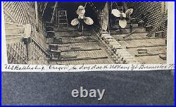 Antique Original Great White Fleet USS Oregon Battleship Dry Dock 5x7 Photos