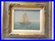 Antique-Sail-Boats-Sgnd-Oil-Painting-On-Board-Vintage-Nautical-Marine-Old-Master-01-cotm