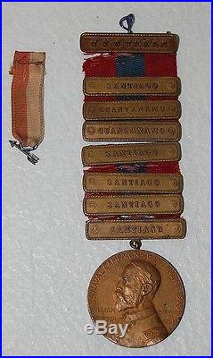 Archive Of Chaplin Harry W. Jones Spanish American War Uss Texas + Sampson Medal
