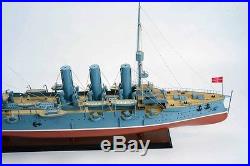 Aurora Pallada Class Russian Roayl Navy Protected Cruiser 40Wood Model War Ship