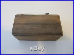 Authentic USS Intrepid CV-11 Large Block of Teak Deck Wood WWII Aircraft Carrier