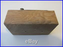 Authentic USS Intrepid CV-11 Large Block of Teak Deck Wood WWII Aircraft Carrier