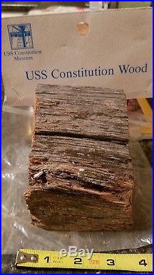 Authentic Wood from USS Constitution