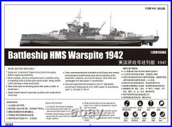 BATTLESHIP HMS WARSPITE 1942 1/350 ship Trumpeter model kit 05325