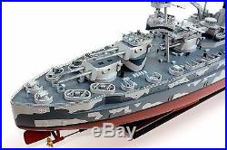 BB-35 Camouflage USS Texas New York Class Battleship 40 Handmade Wooden Model