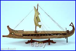 BIREME Ancient Ship 32 Handcrafted Wooden Ship Model NEW