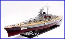 BISMARCK Battleship 40 Handmade Wooden Warship Model