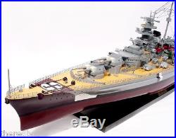 BISMARCK Battleship 40 Handmade Wooden Warship Model NEW