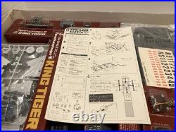 Bandai 1/24 King Tiger German Heavy Tank VI Model Kit Japan Vintage Unassembled