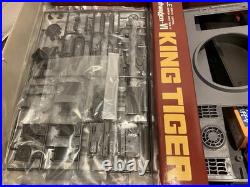 Bandai 1/24 King Tiger German Heavy Tank VI Model Kit Japan Vintage Unassembled