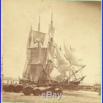 Bark Massachusetts Ship Lost In Arctic Whaling Disaster Of 1871 Stereoview