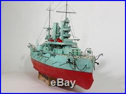 Battleship Petropavlovsk, 1904, 1/200, paper kit built & finished for display