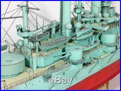 Battleship Petropavlovsk, 1904, 1/200, paper kit built & finished for display