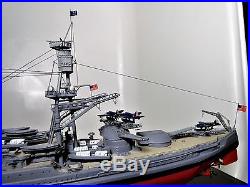 Battleship WW2 USS Arizona Dec 7 1941 Metal Hull Model Pearl Harbor World War 2