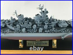 Battleship WW2 USS MISSOURI Metal Hull Model World War 2 Pearl Harbor Tokyo Bay