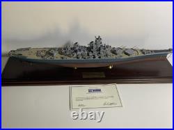 Battleship WW2 USS MISSOURI Metal Hull Model World War 2 Pearl Harbor Tokyo Bay
