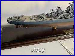 Battleship WW2 USS MISSOURI Metal Hull Model World War 2 Pearl Harbor Tokyo Bay