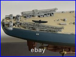 Battleship WW2 USS MISSOURI Metal Hull Model World War 2 Pearl Harbor Tokyo Bay