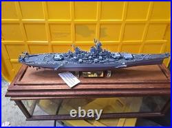 Battleship WW2 USS MISSOURI Metal Hull Model World War 2 Pearl Harbor Tokyo Bay