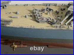 Battleship WW2 USS MISSOURI Metal Hull Model World War 2 Pearl Harbor Tokyo Bay