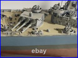 Battleship WW2 USS MISSOURI Metal Hull Model World War 2 Pearl Harbor Tokyo Bay