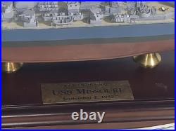 Battleship WW2 USS MISSOURI Metal Hull Model World War 2 Pearl Harbor Tokyo Bay