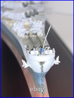 Battleship WW2 USS MISSOURI Metal Hull Model World War 2 Pearl Harbor Tokyo Bay