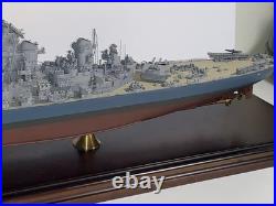 Battleship WW2 USS MISSOURI Metal Hull Model World War 2 Pearl Harbor Tokyo Bay