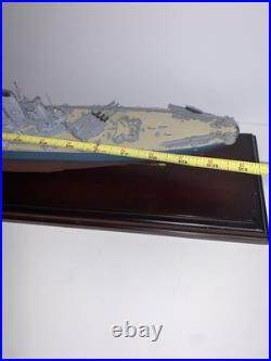 Battleship WW2 USS MISSOURI Metal Hull Model World War 2 Pearl Harbor Tokyo Bay