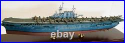 Battleship WW2B25Aircraft Carrier USS Hornet Metal Model Doolittle Raid on Tokyo