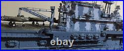 Battleship WW2B25Aircraft Carrier USS Hornet Metal Model Doolittle Raid on Tokyo