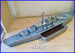 Battleship WWII Era Action Model Nicely Detailed