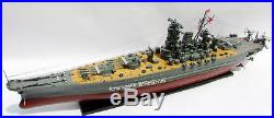 Battleship YAMATO Japanese Navy Ship Model 47 Built Wooden Model Ship NEW