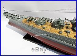 Battleship YAMATO Japanese Navy Ship Model 47 Built Wooden Model Ship NEW
