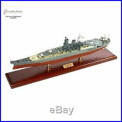 Battleship YAMATO WWII Japanese Navy Assembled 30' Built Wooden Model Ship