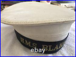 British Flagship H. M. S. Blake Vintage Sailors Cap
