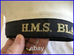 British Flagship H. M. S. Blake Vintage Sailors Cap