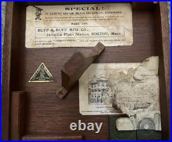 Buff and Buff 1918 US Naval Sextant in Original Mahogany Box