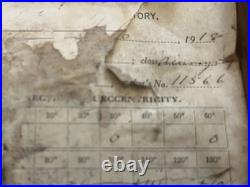 Buff and Buff 1918 US Naval Sextant in Original Mahogany Box