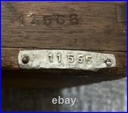 Buff and Buff 1918 US Naval Sextant in Original Mahogany Box