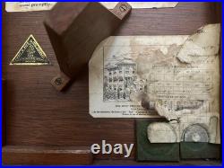 Buff and Buff 1918 US Naval Sextant in Original Mahogany Box
