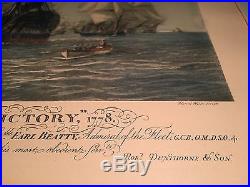 C. 1922 Etching & Aquatint THE FIRST JOURNEY OF VICTORY 1778 By Harold Wyllie