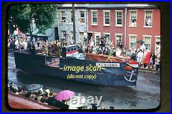 C. 1946 WWII Lancaster, PA, Iron Works Navy Ship Float Soldier, Orig Slide a19a