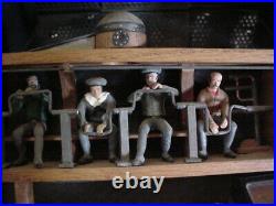 C. S. S. H. L. Hunley Confederate Submarine Cutaway Model One of a kind hand Carved