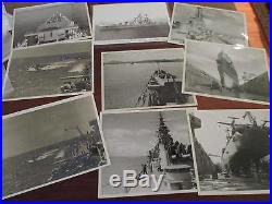 CL102 USS PORTSMOUTH 99 ORIGINAL 8X10 PHOTOS WithPAPER ARCHIVE DOCUMENTS ARTICLES