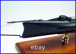 CSS H. L. Hunley Submarine Civil War Desk Top Display Ship Boat 1/24 SC Model