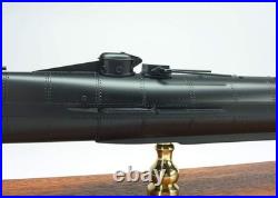 CSS H. L. Hunley Submarine Civil War Desk Top Display Ship Boat 1/24 SC Model