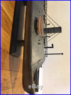 CSS VIRGINIA Civil War 1862 Confederate Warship Museum Quality Ship Model Statue